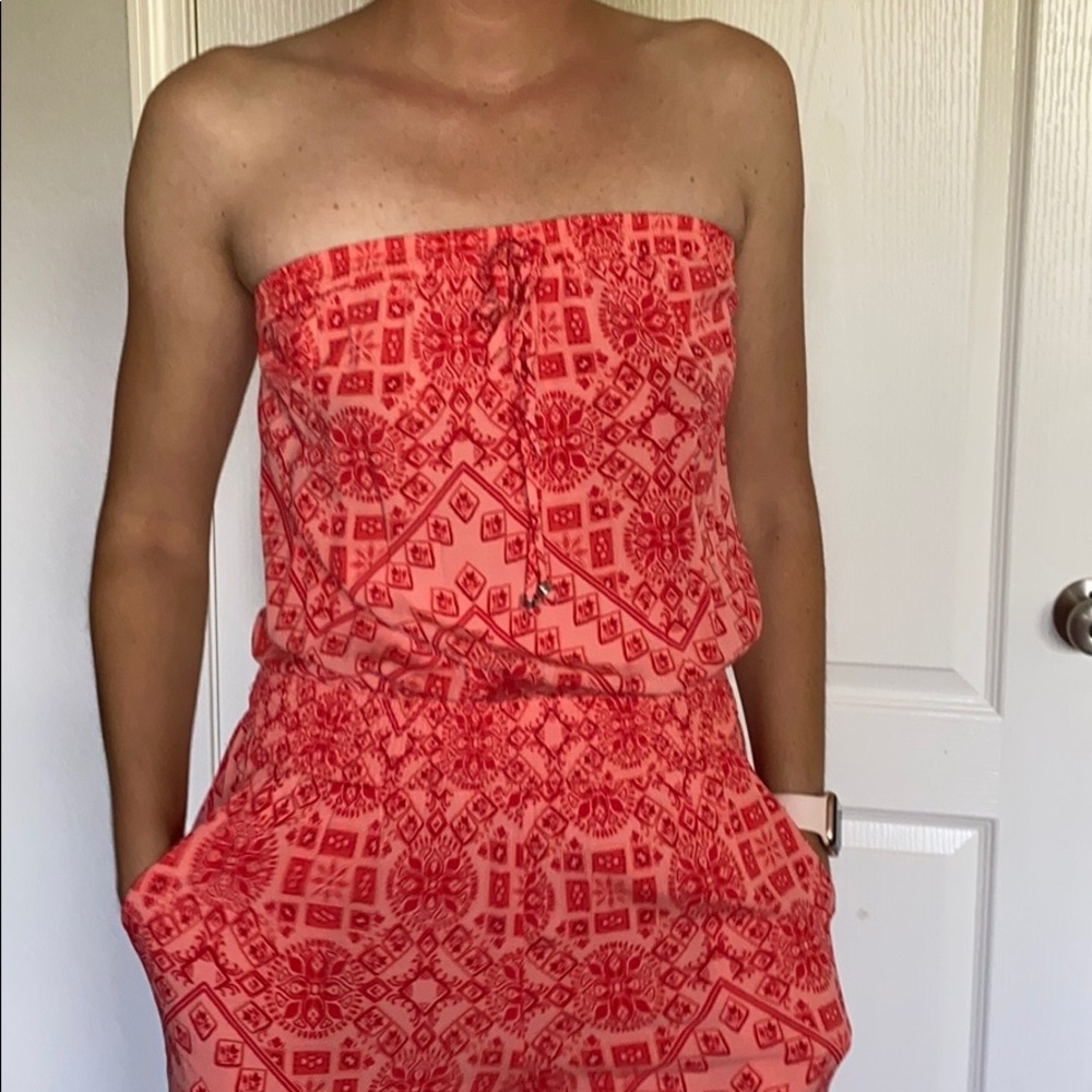 Beautiful orange jumpsuit